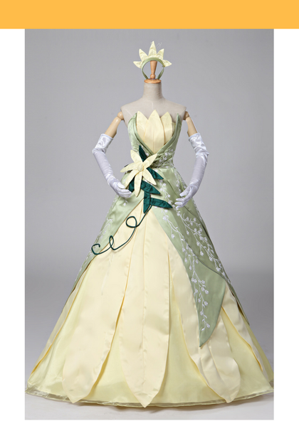 The Princess and the Frog Princess Tiana Cosplay Housemaid Costume Dress