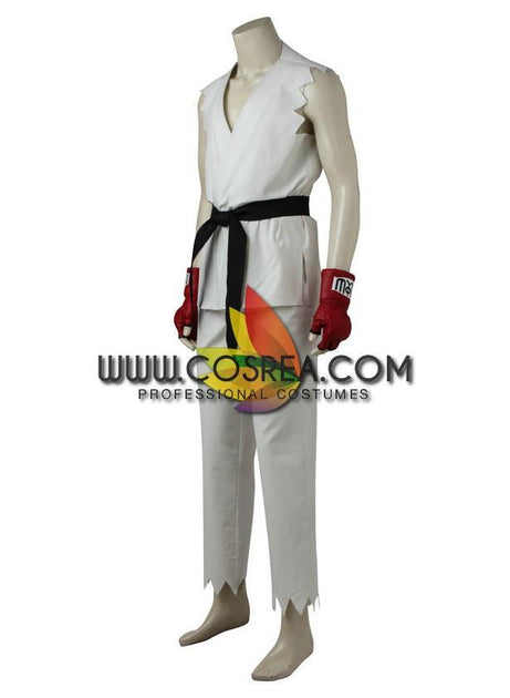  Street Fighter Ryu Costume for Adults Large : Clothing, Shoes &  Jewelry