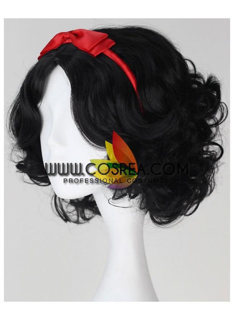 Princess Snow White Natural Black Cosplay Wig Cosrea Cosplay