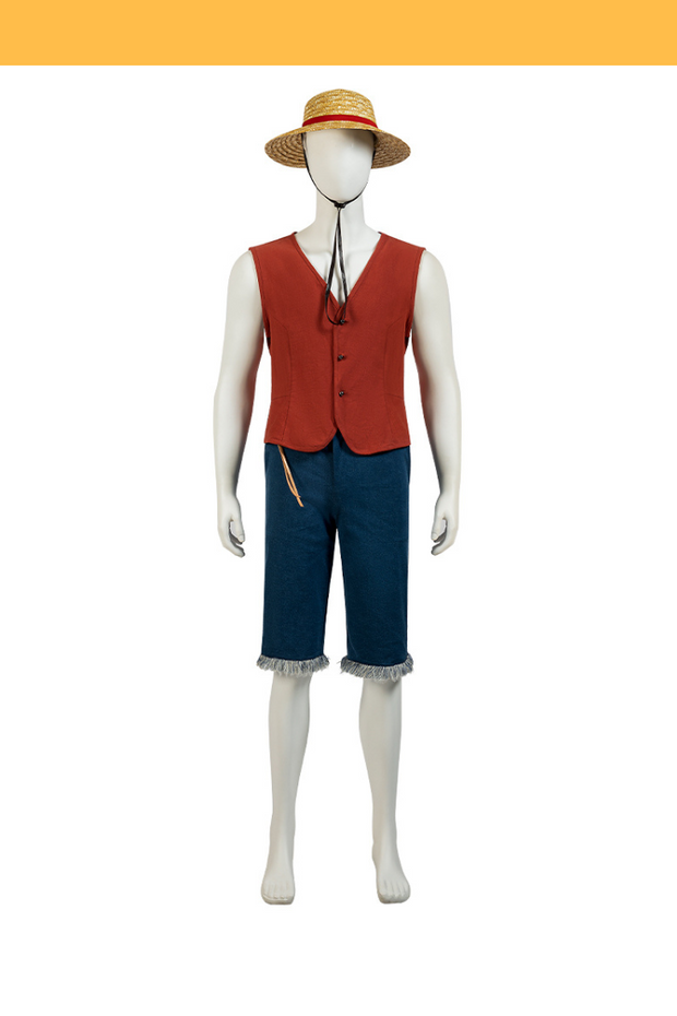 Monkey D Luffy One Piece Netflix Film Cosplay Costume