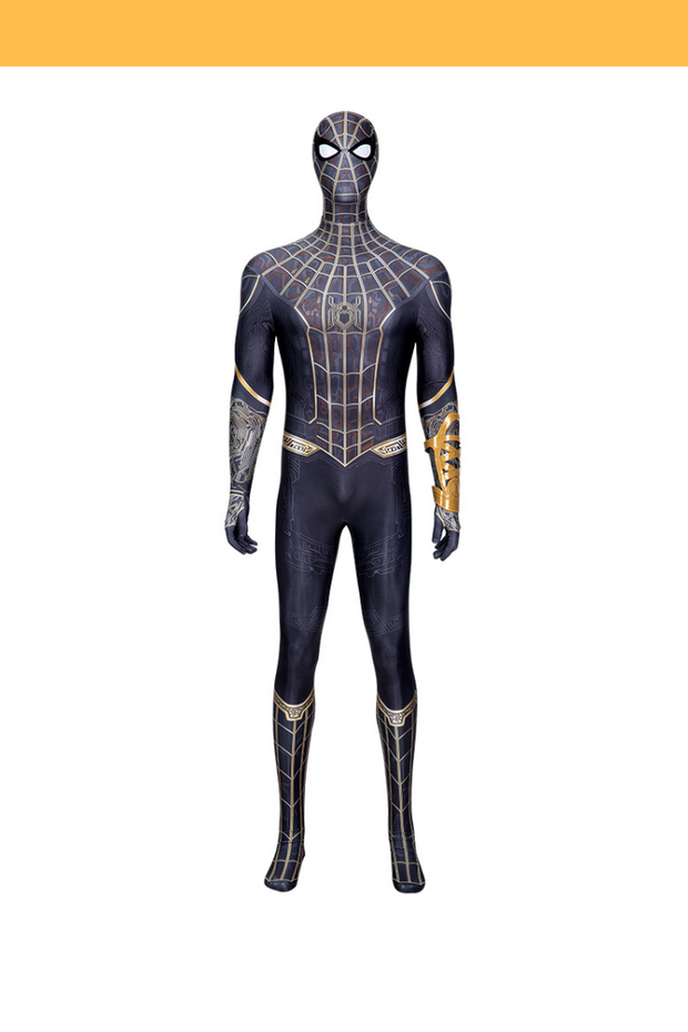 Spiderman No Way Home Black Version Digital Printed Cosplay Costume