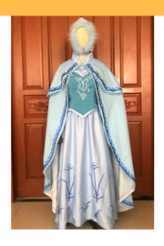 Frozen 1 Anna In Ice Form Cosplay Costume