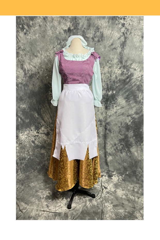 Cinderella Brocade Maid Cosplay Costume