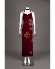 Ada Wong Velvet Qipao Dress Resident Evil 4 Remake Cosplay Costume