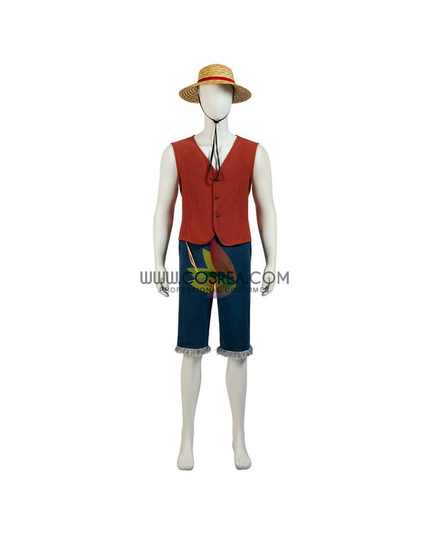 Monkey D Luffy One Piece Netflix Film Cosplay Costume