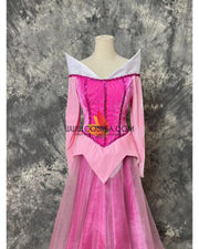 Princess Aurora In Velvet Fabric Cosplay Costume