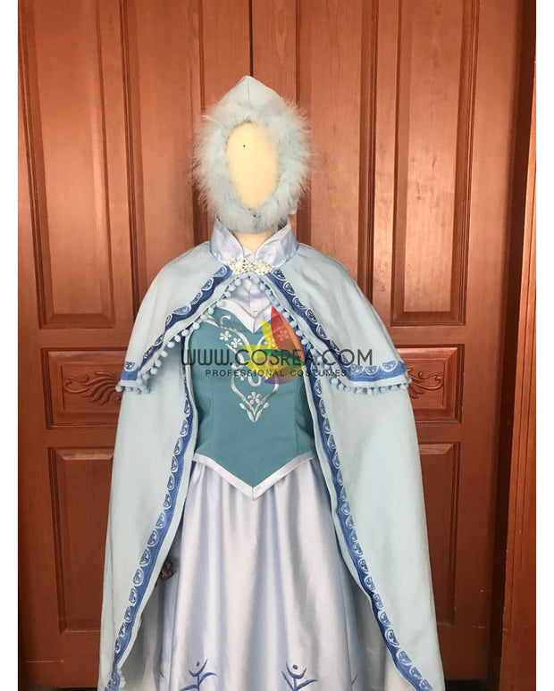 Frozen 1 Anna In Ice Form Cosplay Costume