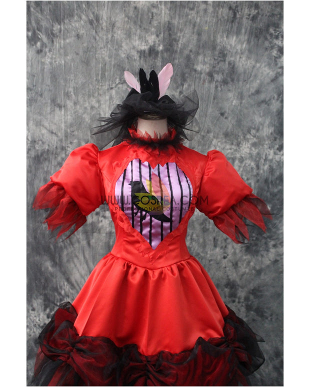 Disney Parade Red With Black Overlay Halloween Cosplay Costume