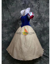 Princess Snow White Velvet With Standing Collar Cosplay Costume