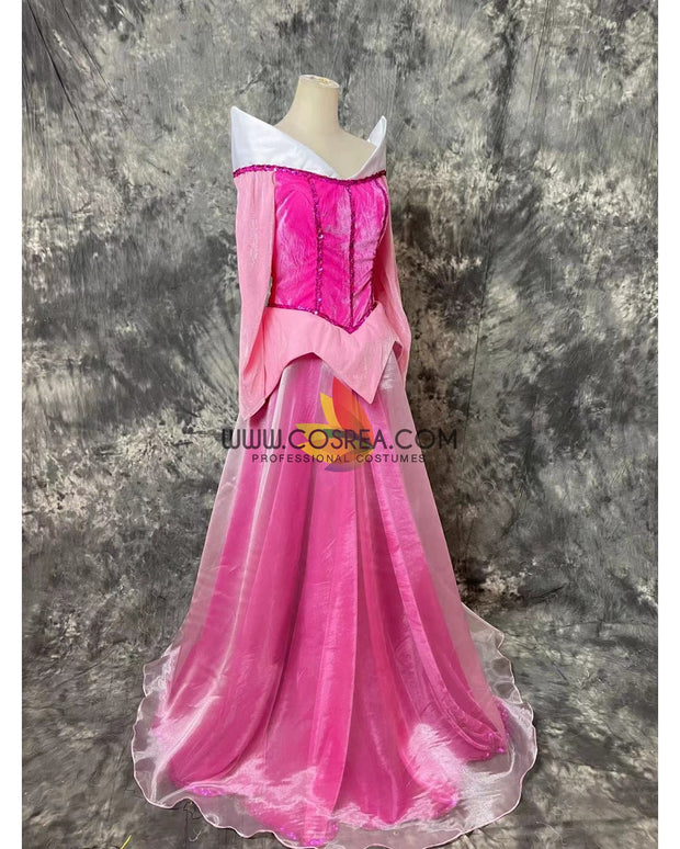 Princess Aurora In Velvet Fabric Cosplay Costume