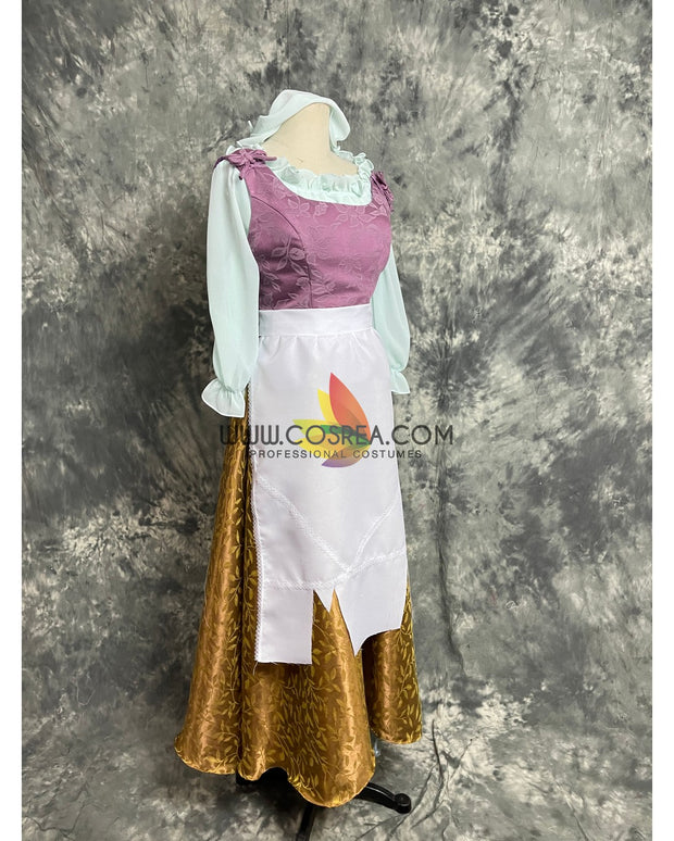 Cinderella Brocade Maid Cosplay Costume