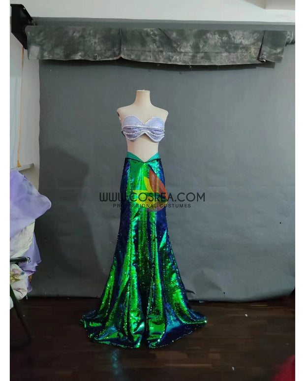 Princess Ariel Sequined Mermaid Dress Set