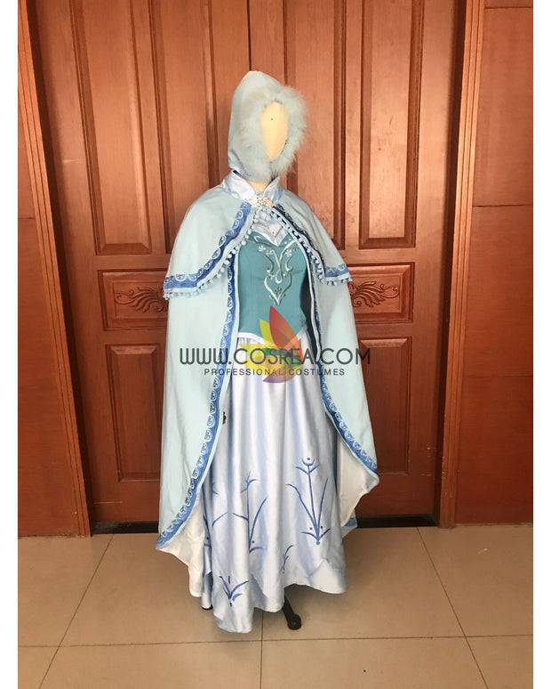 Frozen 1 Anna In Ice Form Cosplay Costume