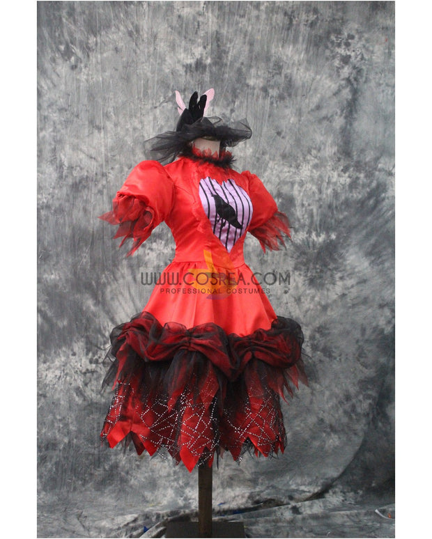 Disney Parade Red With Black Overlay Halloween Cosplay Costume