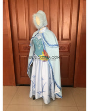 Frozen 1 Anna In Ice Form Cosplay Costume