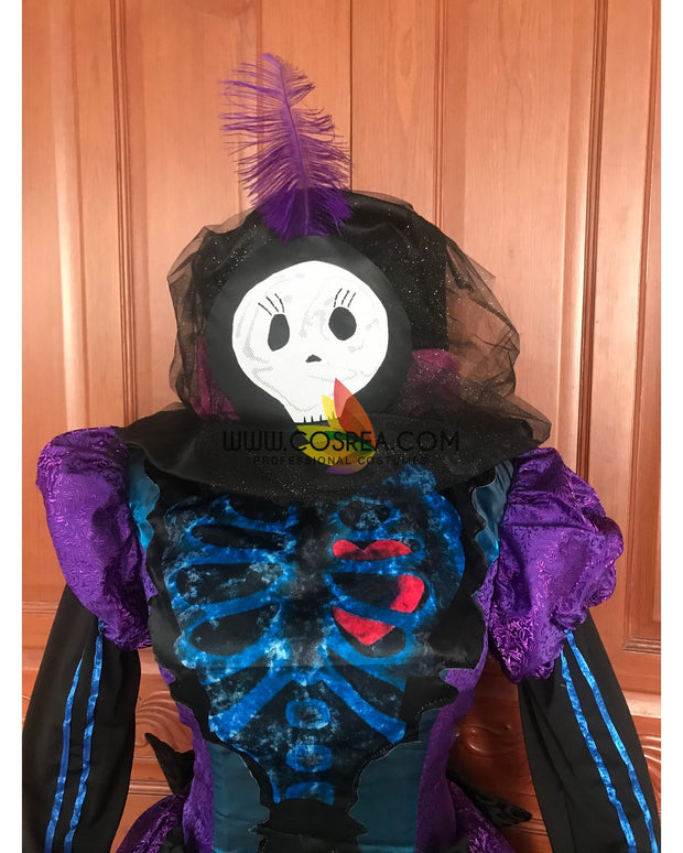 Disney Parade Halloween Skeleton Cosplay Costume