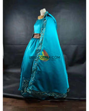 Brave Merida With Cloak Embroidered Cosplay Costume