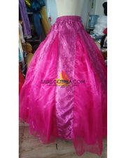 Princess Aurora Two Pieces Velvet Embroidered Sleeping Beauty Cosplay Costume