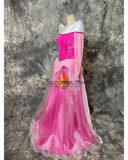 Princess Aurora In Velvet Fabric Cosplay Costume