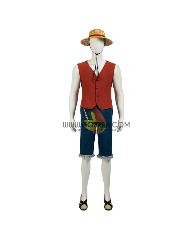 Monkey D Luffy One Piece Netflix Film Cosplay Costume