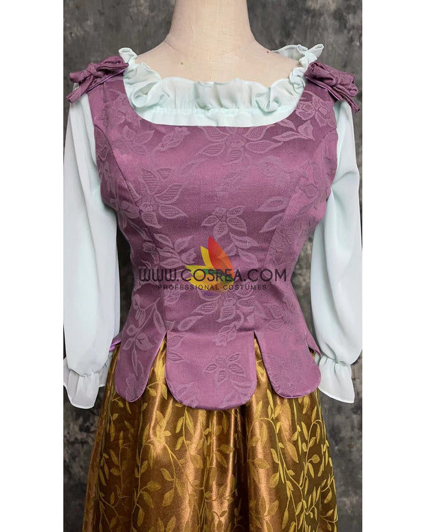 Cinderella Brocade Maid Cosplay Costume