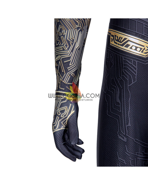 Spiderman No Way Home Black Version Digital Printed Cosplay Costume