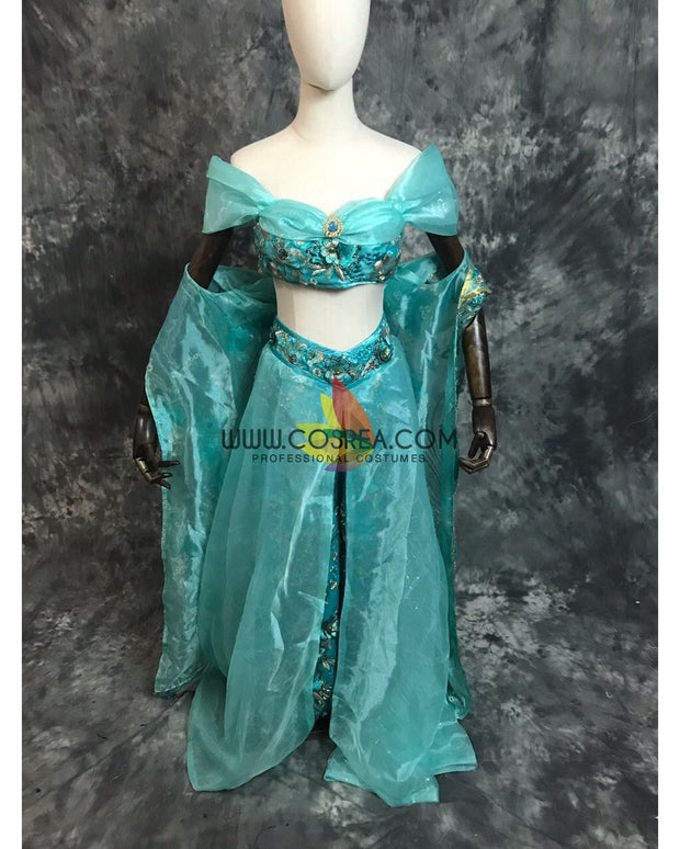 Princess Jasmine With Embroidered Jacket Cosplay Costume