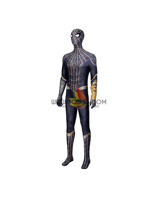 Spiderman No Way Home Black Version Digital Printed Cosplay Costume