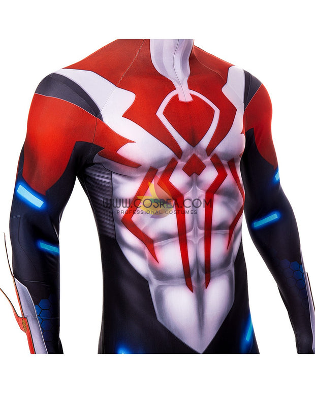 Spiderman 2099-V3 Digital Printed Cosplay Costume