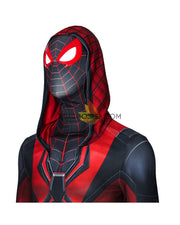 Miles Morales Crimson Cowl Digital Printed Cosplay Costume