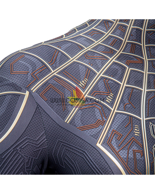 Spiderman No Way Home Black Version Digital Printed Cosplay Costume