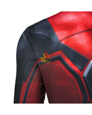 Miles Morales Crimson Cowl Digital Printed Cosplay Costume