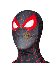 Miles Morales Crimson Cowl Digital Printed Cosplay Costume