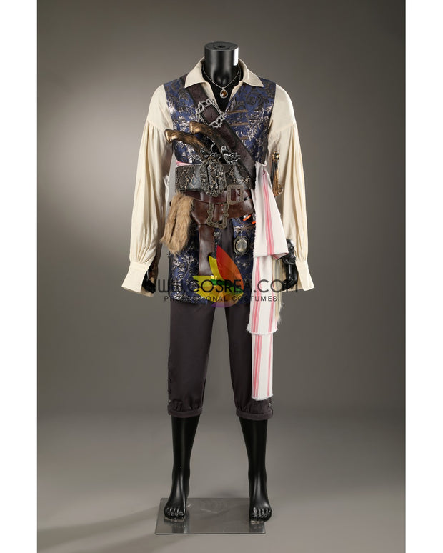 Captain Jack Sparrow Pirates Of Caribbean Cosplay Costume