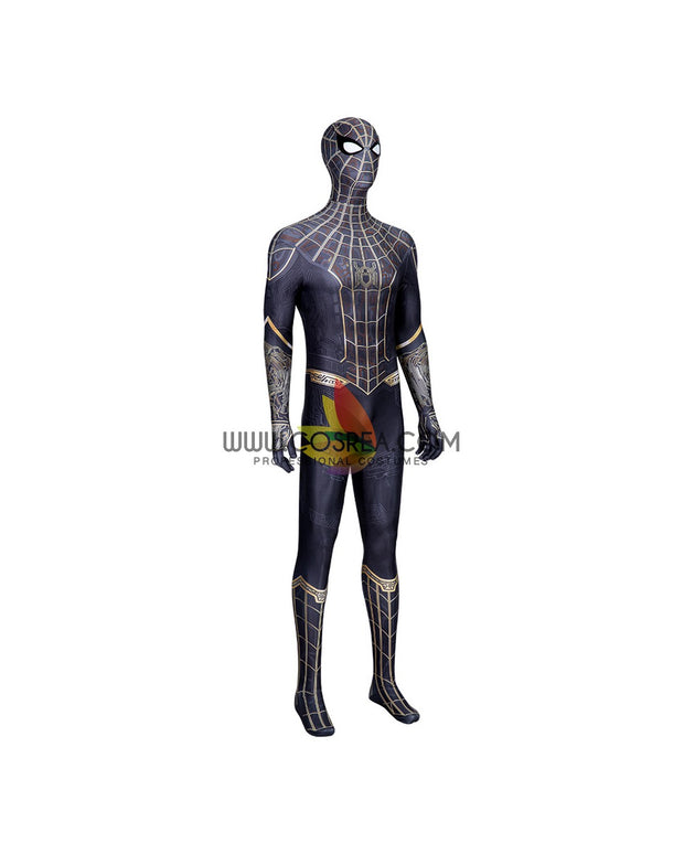 Spiderman No Way Home Black Version Digital Printed Cosplay Costume