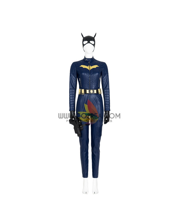 Cosrea DC Universe Batgirl PU Leather Cosplay Costume