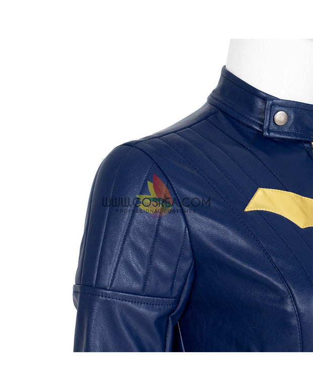 Cosrea DC Universe Batgirl PU Leather Cosplay Costume