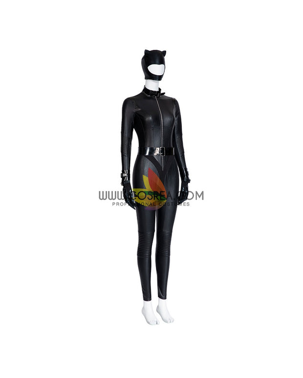 Cosrea DC Universe Catwoman PU Leather Cosplay Costume