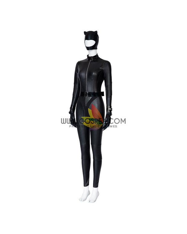 Cosrea DC Universe Catwoman PU Leather Cosplay Costume