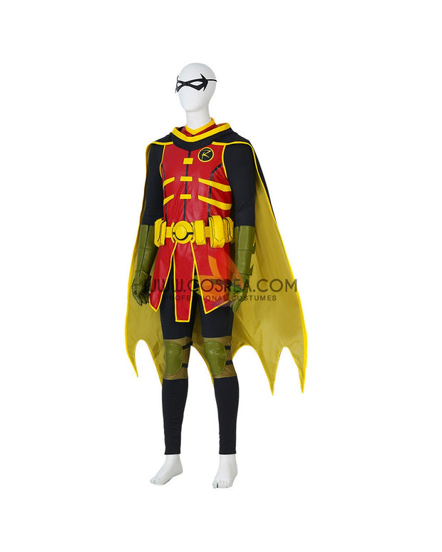 Cosrea DC Universe Damian Wayne Battle of the Super Sons Cosplay Costume