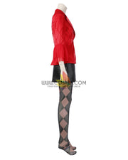 Cosrea DC Universe Harley Quinn Joker Folie à Deux Red Cosplay Costume