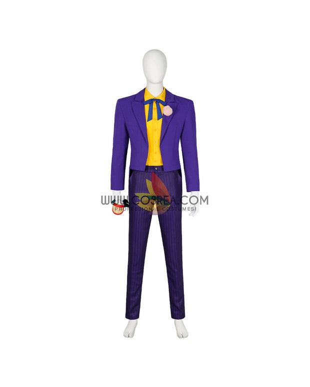 Cosrea DC Universe Joker 1992 Cartoon Version Cosplay Costume