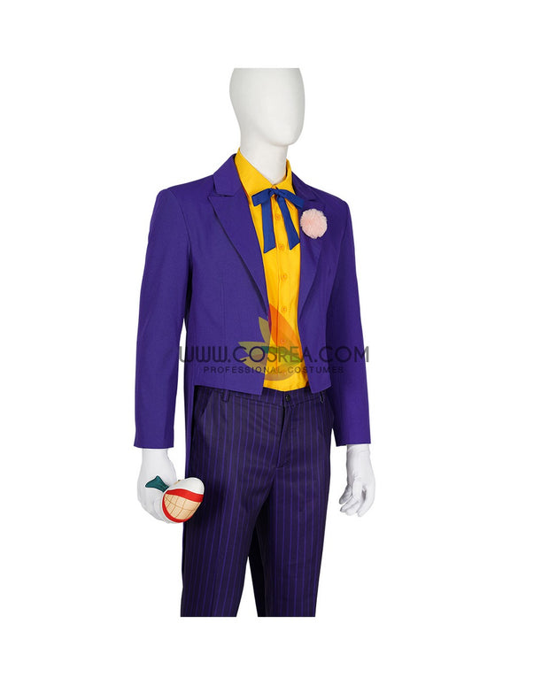 Cosrea DC Universe Joker 1992 Cartoon Version Cosplay Costume