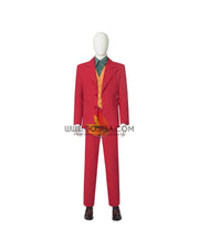 Cosrea DC Universe Joker Folie à Deux Red Suit Cosplay Costume