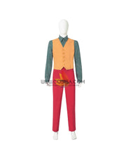 Cosrea DC Universe Joker Folie à Deux Red Suit Cosplay Costume