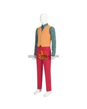 Cosrea DC Universe Joker Folie à Deux Red Suit Cosplay Costume