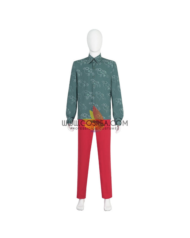 Cosrea DC Universe Joker Folie à Deux Red Suit Cosplay Costume