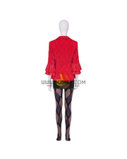 Cosrea DC Universe Lady Gaga Joker Folie à Deux Textured Fabric Cosplay Costume