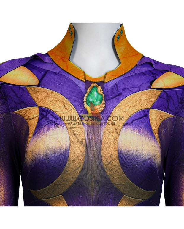 Cosrea DC Universe Starfire Digital Printed Cosplay Costume