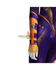 Cosrea DC Universe Starfire Digital Printed Cosplay Costume